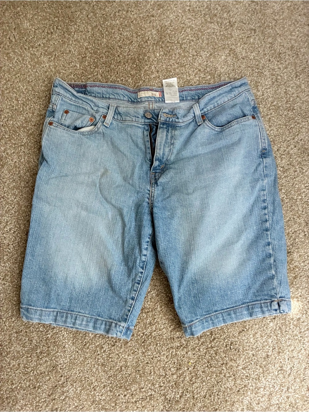 Levi's Light Blue Men's Denim Jean Shorts